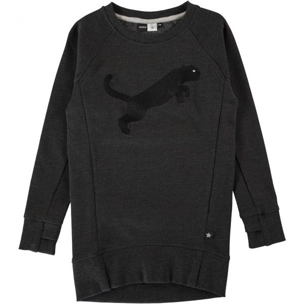 Molo, Clarissa dark grey melange kjole